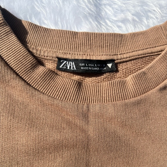 Zara Cropped Sweatshirt - Picture 6 of 7